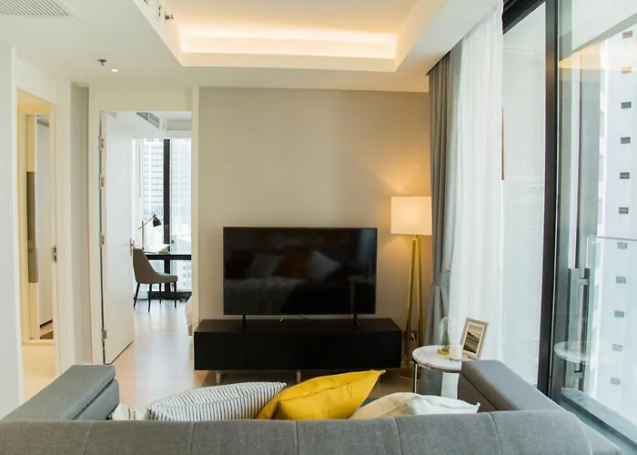 Sukhumvit 11#luxury#pool#gym#bts Nana&mrt Sukhumvit#1br#max4ppl Appartement Bangkok